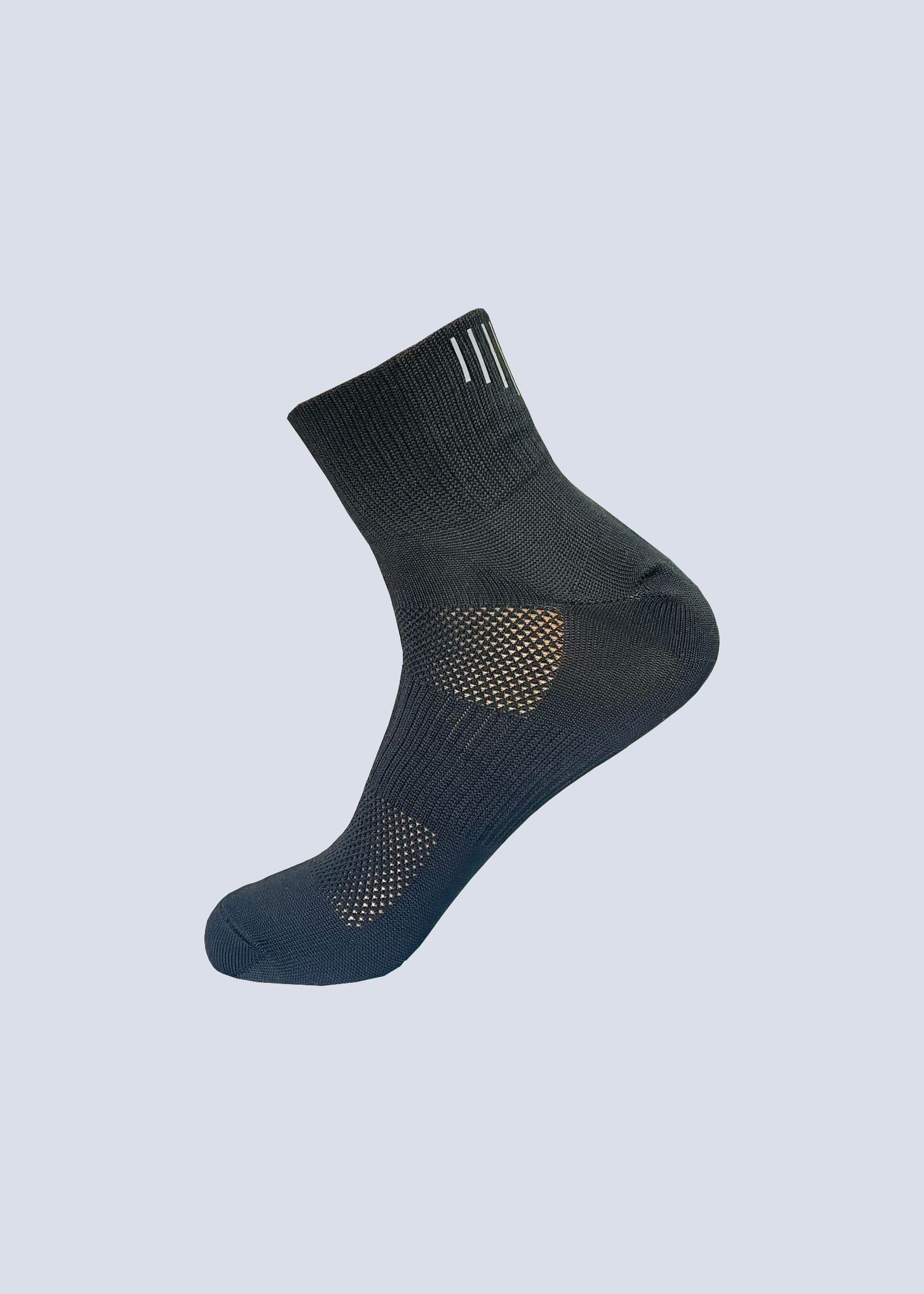 Malana Merino Men's Cushioned Ankel Length Sports/Gym Socks|Made With Cotton & Spandex - High Ankel Black Socks For Men (Pack Of 3)