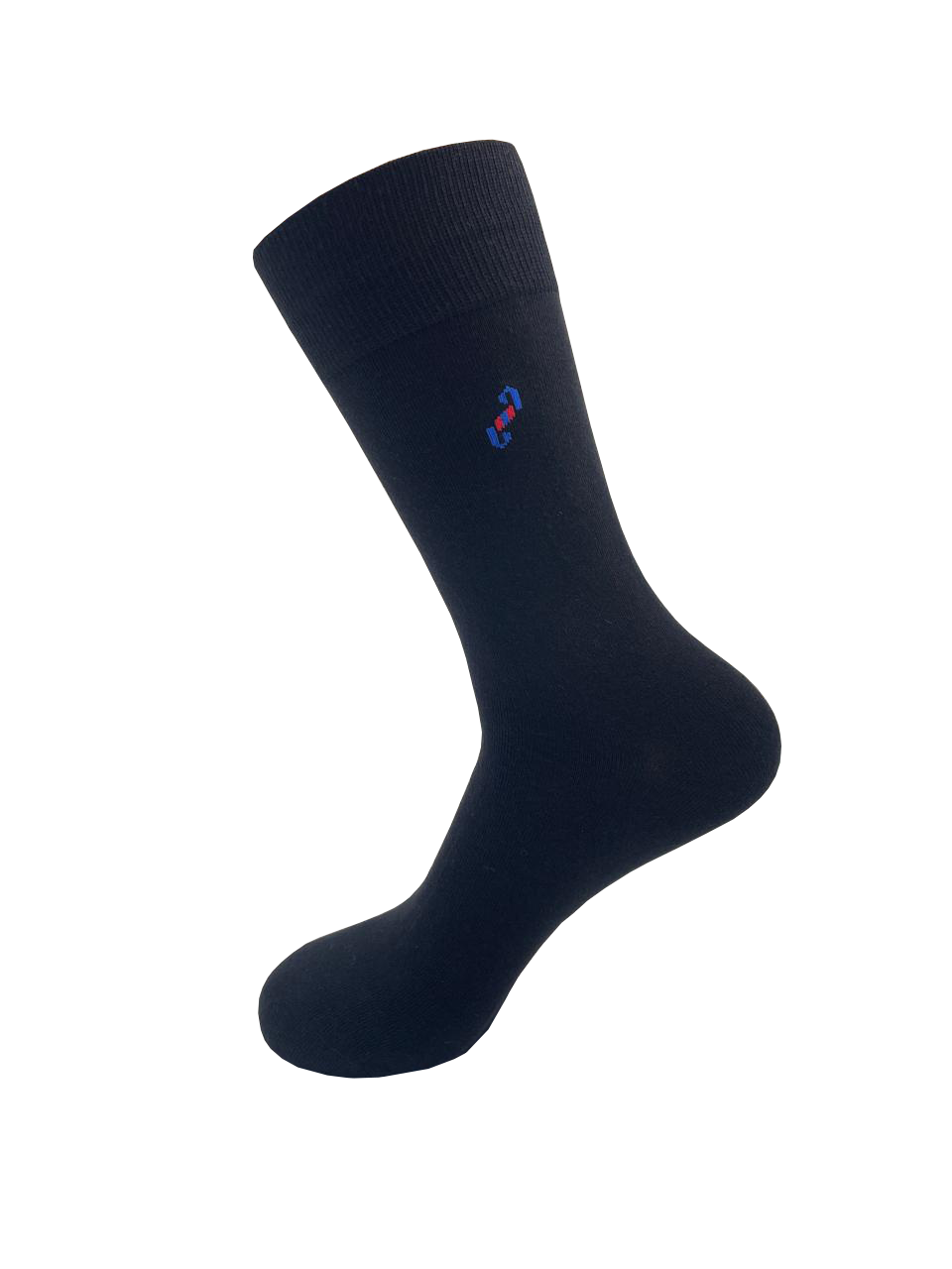 Malana Merino Black Colour Calf Length Socks For Men (Pack Of 2)