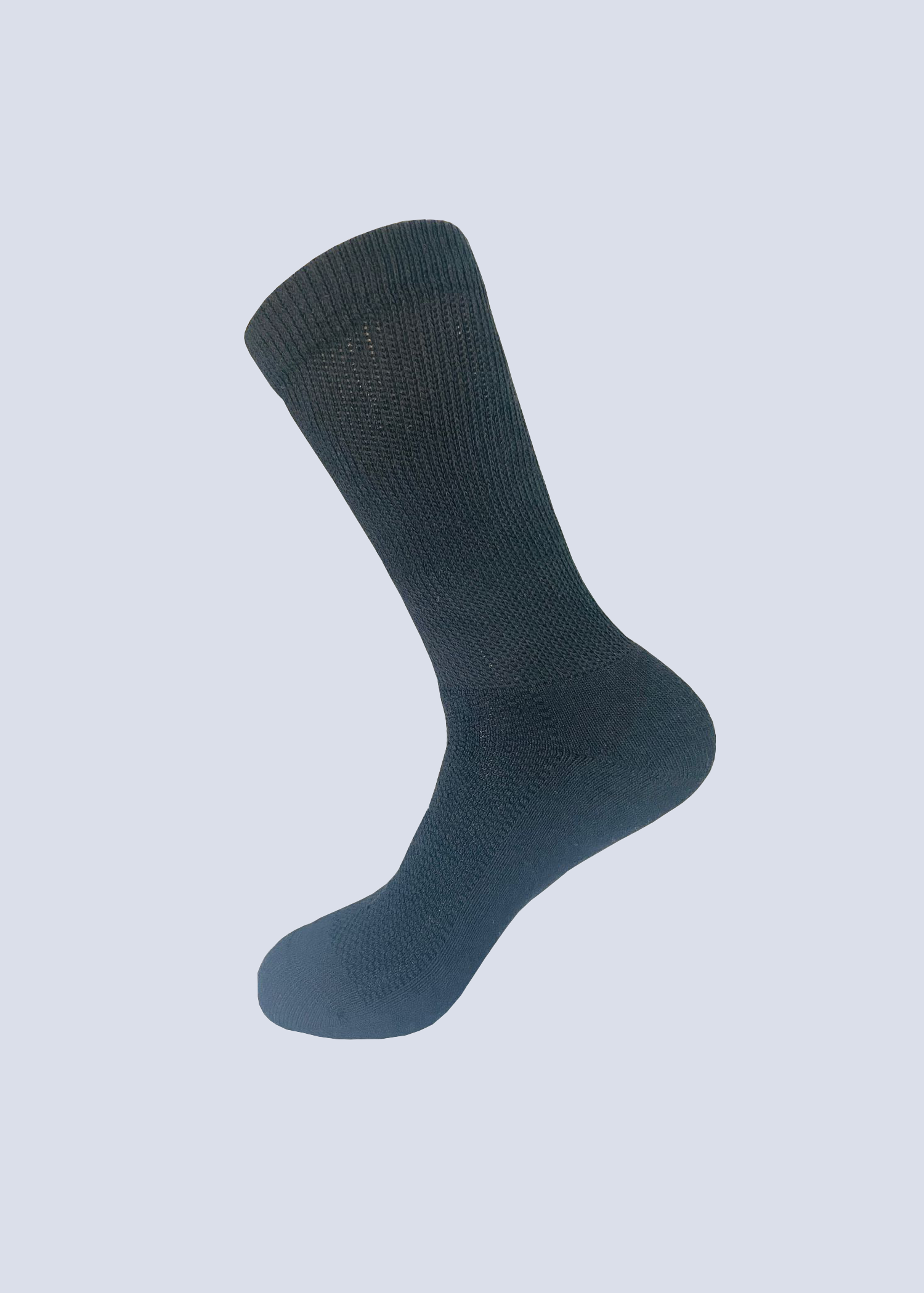 Malana Merino Men's Cushioned Crew Length Sports/Gym Socks|Made With Cotton & Spandex - High Ankel Black Socks For Men (Pack Of 5)