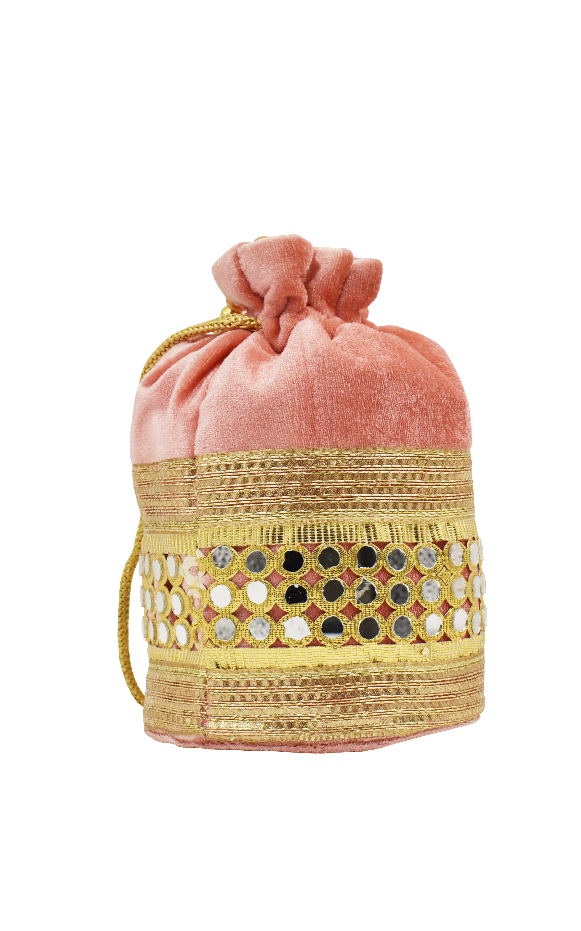 Malana Merino Potli Batwa Pouch Bag with Stone & Beads Work For Women's.