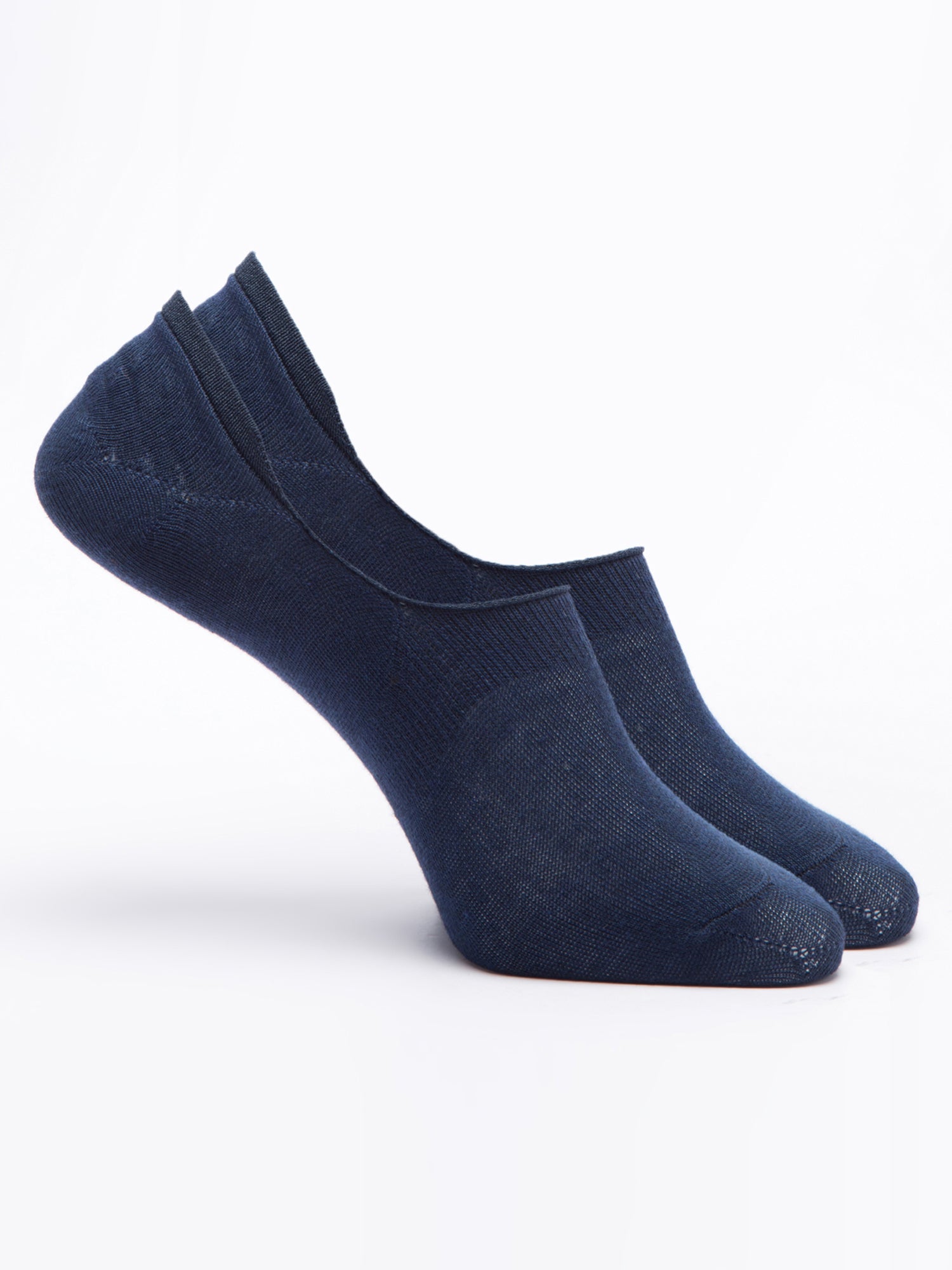 Malana Merino Men's Loafers Cotton Socks (Pack of 2) Navy Blue