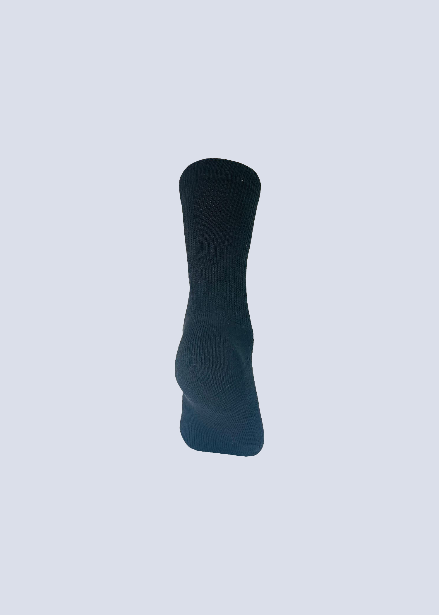 Malana Merino Men's Cushioned Crew Length Sports/Gym Socks|Made With Cotton & Spandex - High Ankel Black Socks For Men (Pack Of 2)