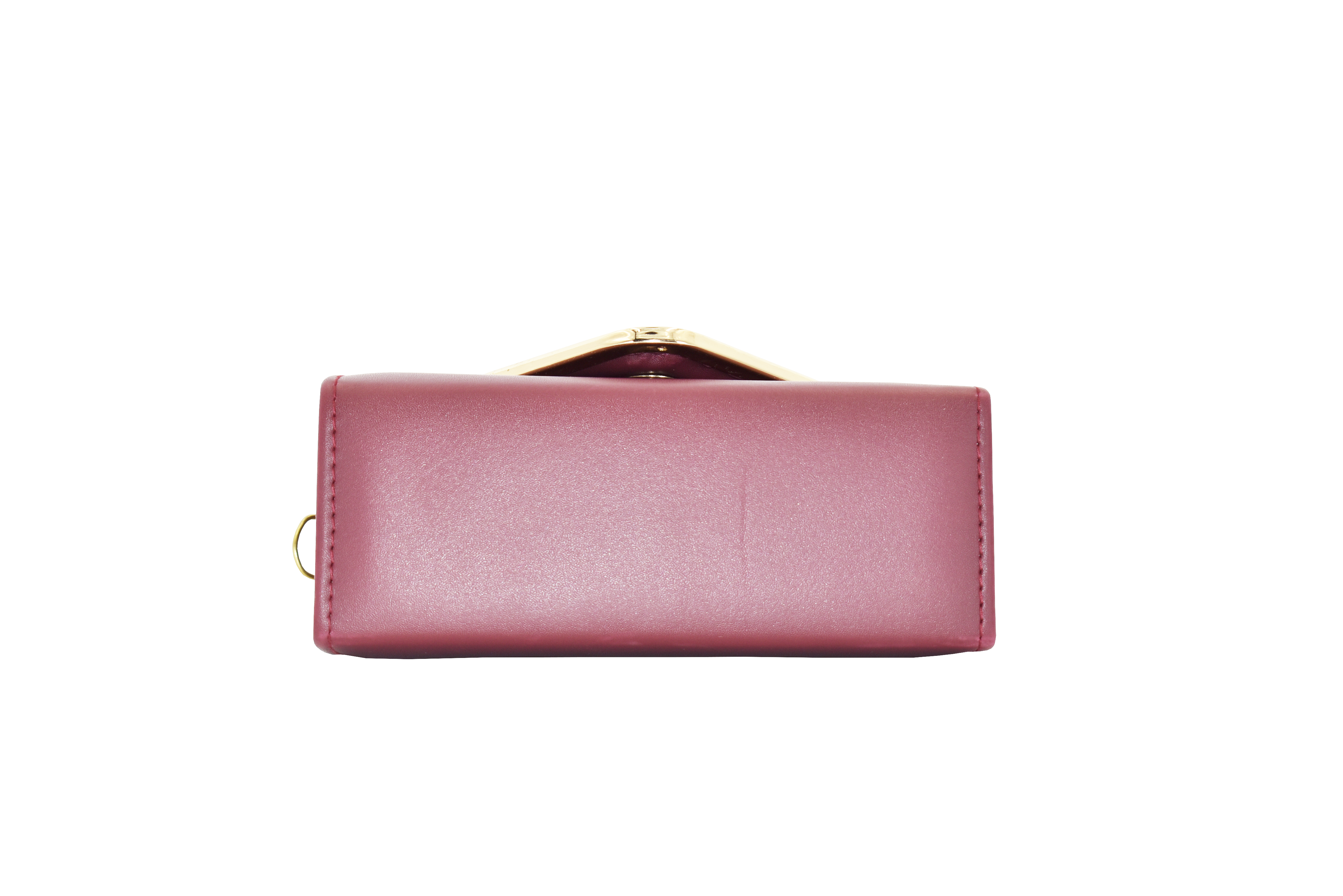 Malana Merino V-flap crossbody sling bag with gold chain for Girl's and Women.