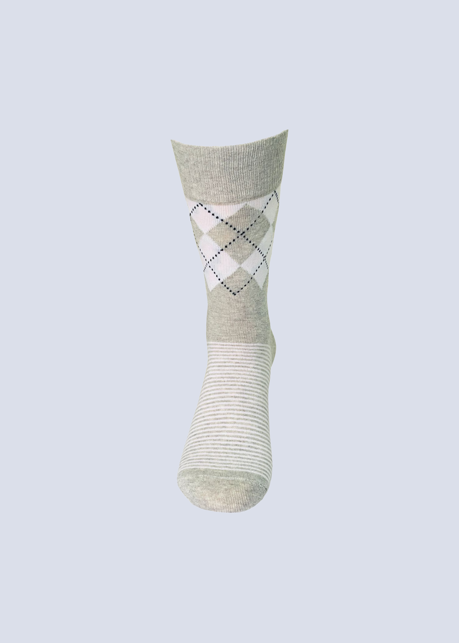 Malana Merino Cotton Calf Socks - Moisture Wicking Breathable Streachable & Stylish Comfort. (Pack of 2)