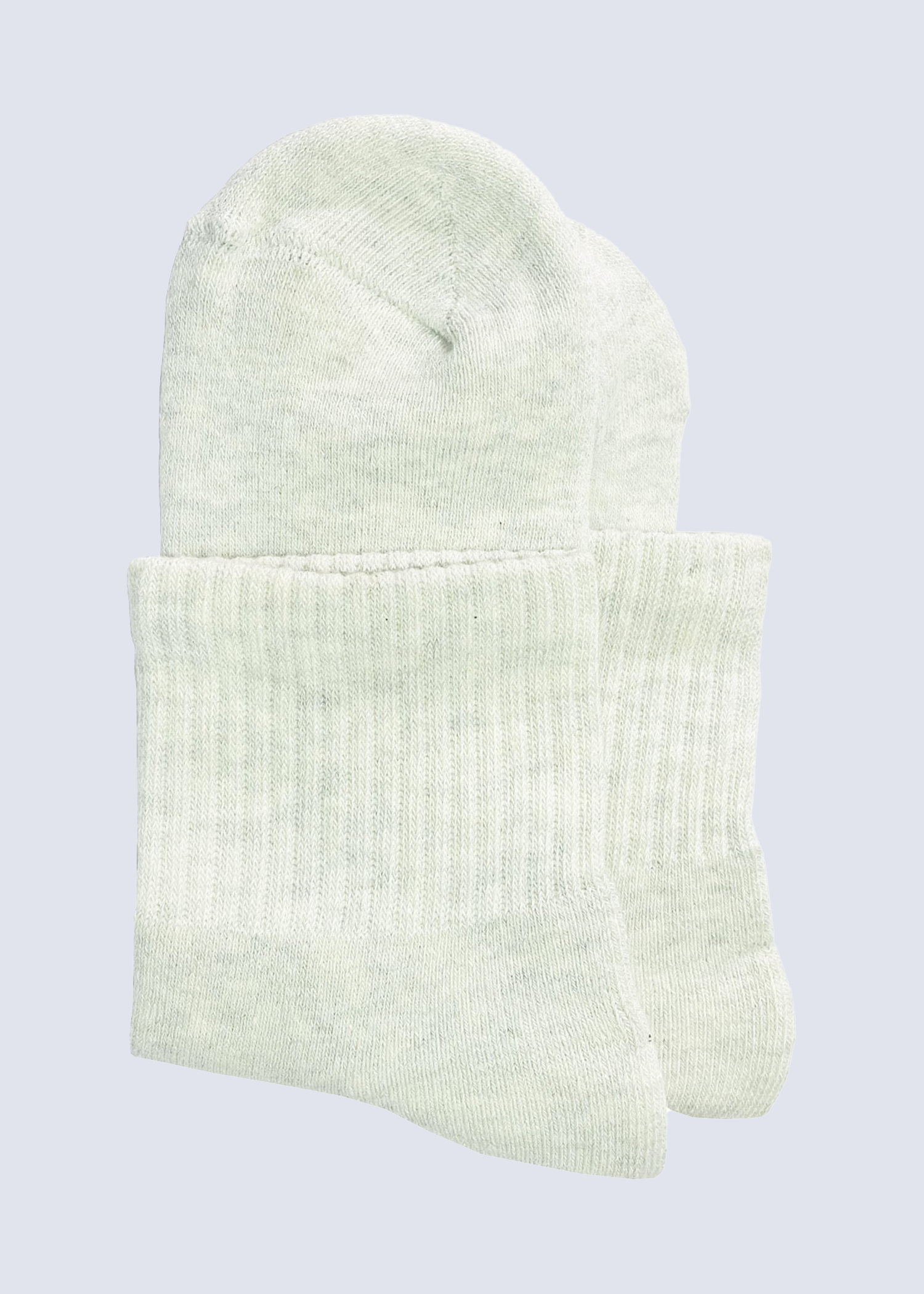 Malana Merino Men's Compact Cotton Ankle Length Socks - Moisture Wicking Breathable & Streachable (Pack of 5) - White