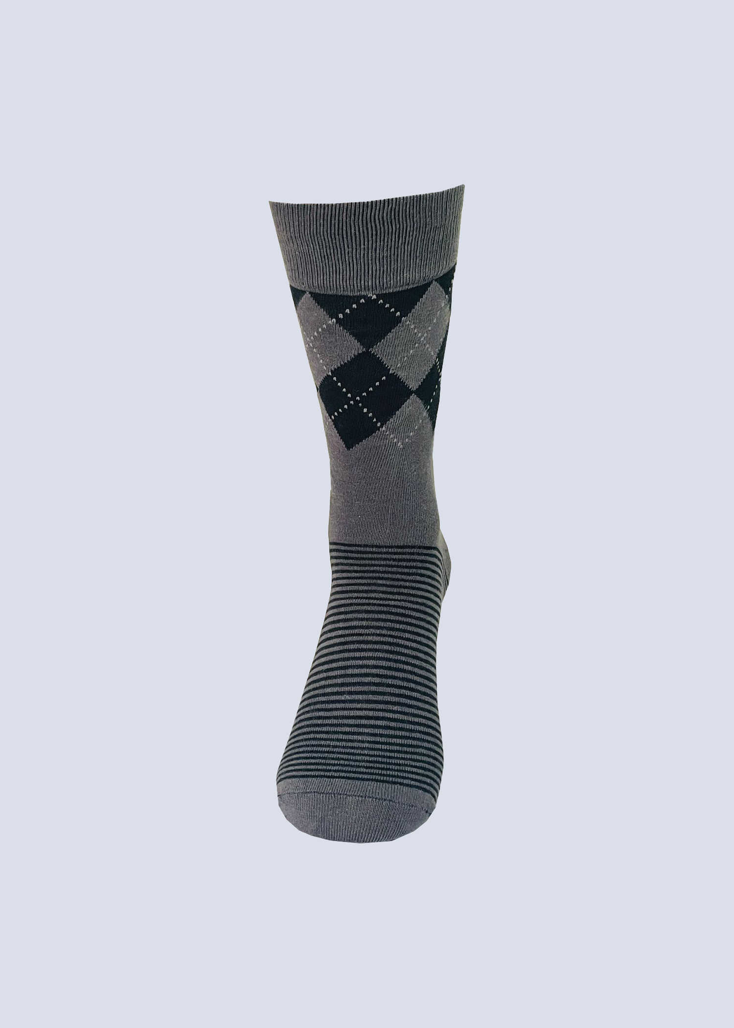 Malana Merino Cotton Calf Socks - Moisture Wicking Breathable Streachable & Stylish Comfort. (Pack of 2)
