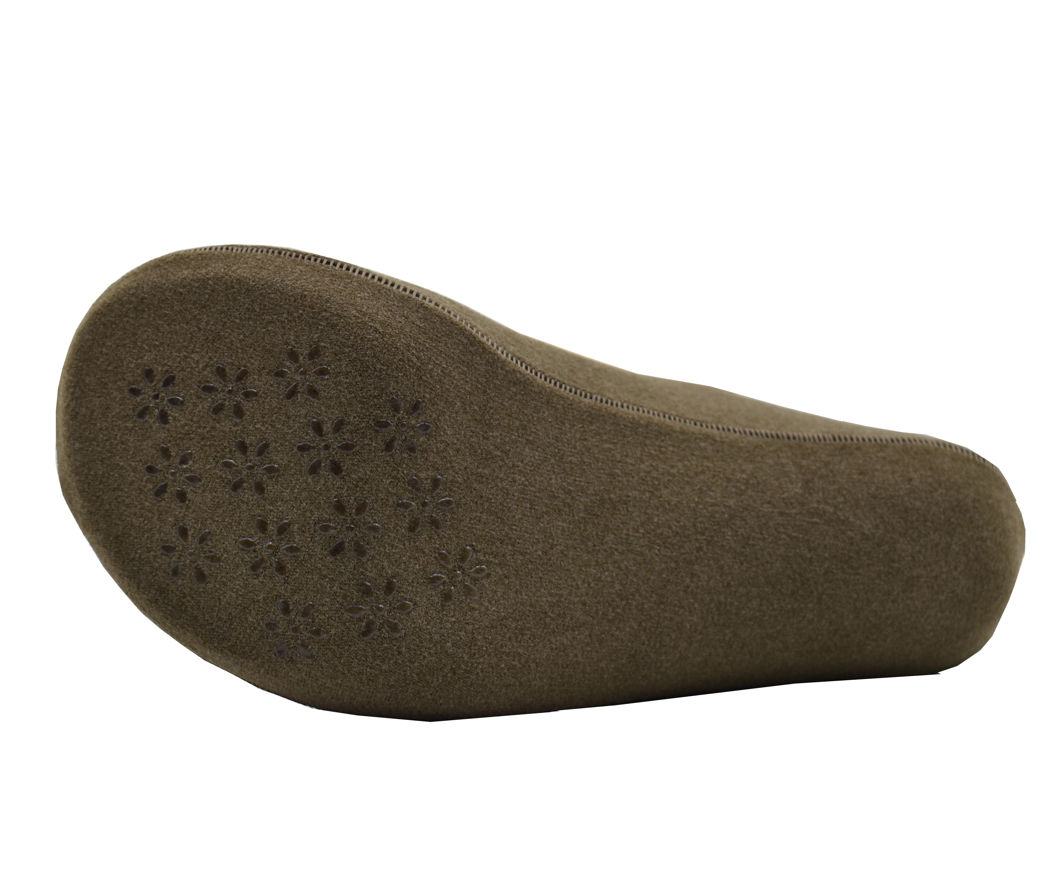 Malana Merino Brown Colour Lace Warm Socks, No Show Socks, Lace Comfortable Thermal Cotton Ankle Boat Socks, Pop Invisible Socks with Non-slip Bases for Women Girls (Pack of 3)