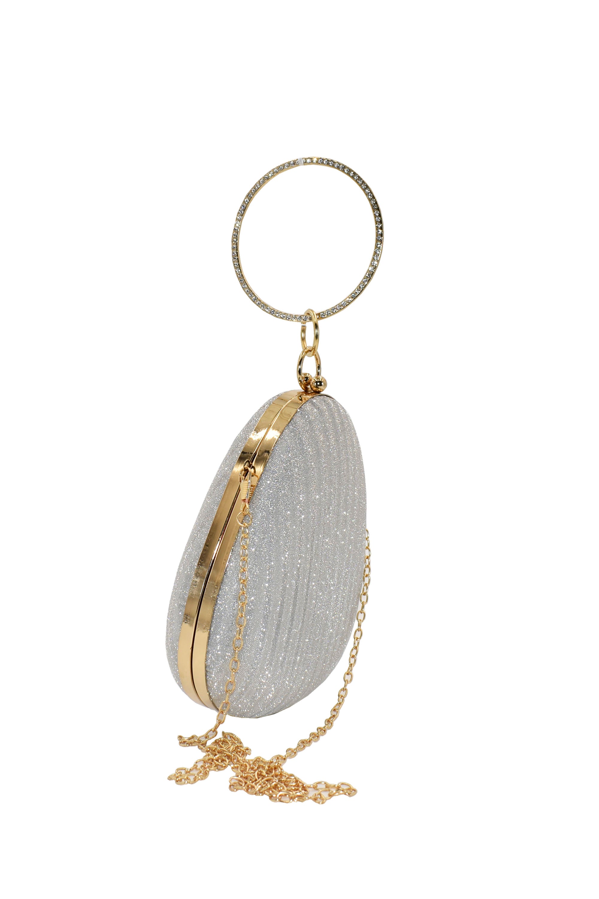 Malana Merino Clutch Bag with Push Closure for Women & Girls | Bags for women | Trendy, Cute, Fancy, Stylish, Purse, handbag, side bag for ladies | Sling bag for women | Round Handle