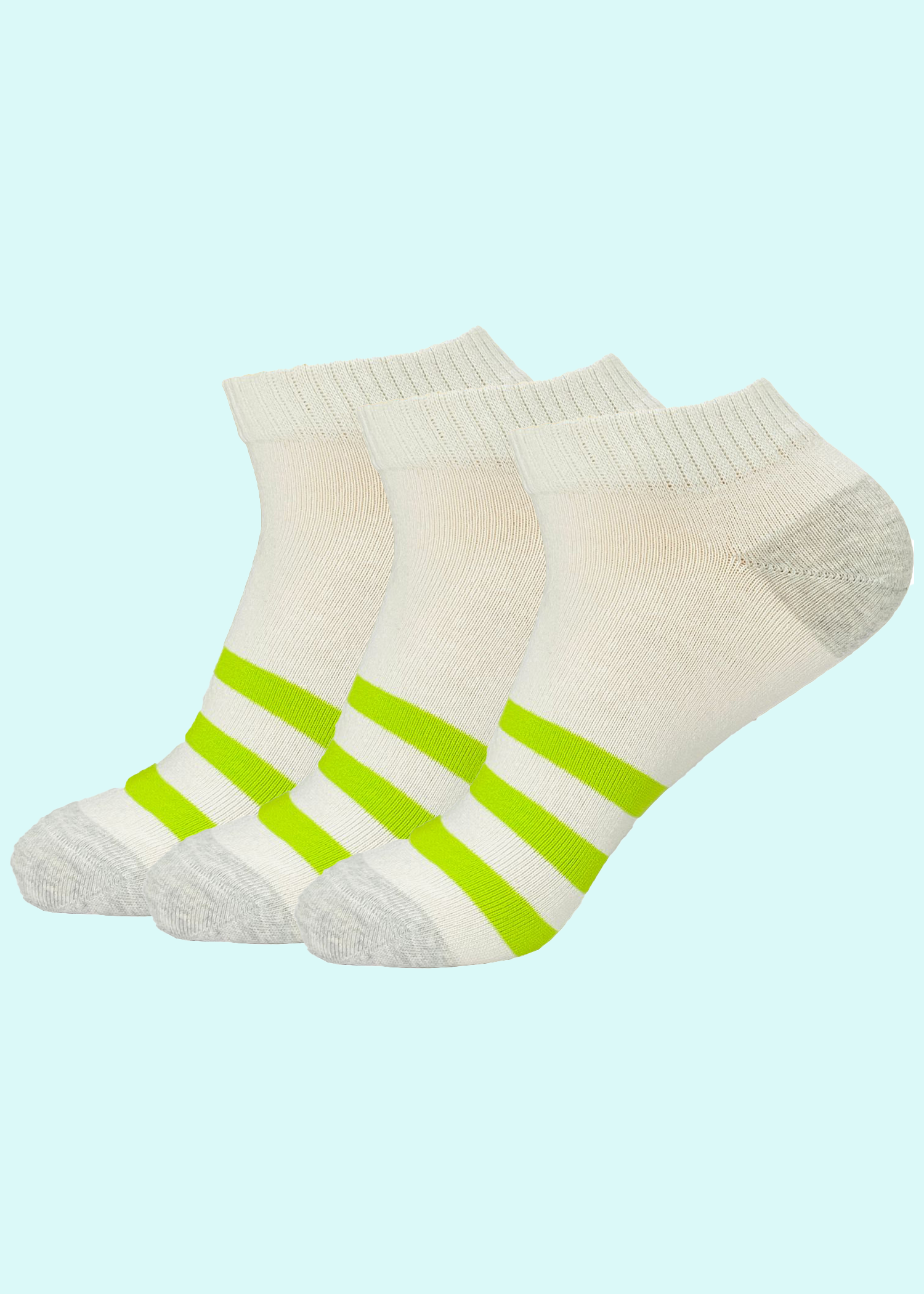 Malana Merino Cotton Breathable Running, Gym & Training Men's Ankle Length Socks (Pack of 3)