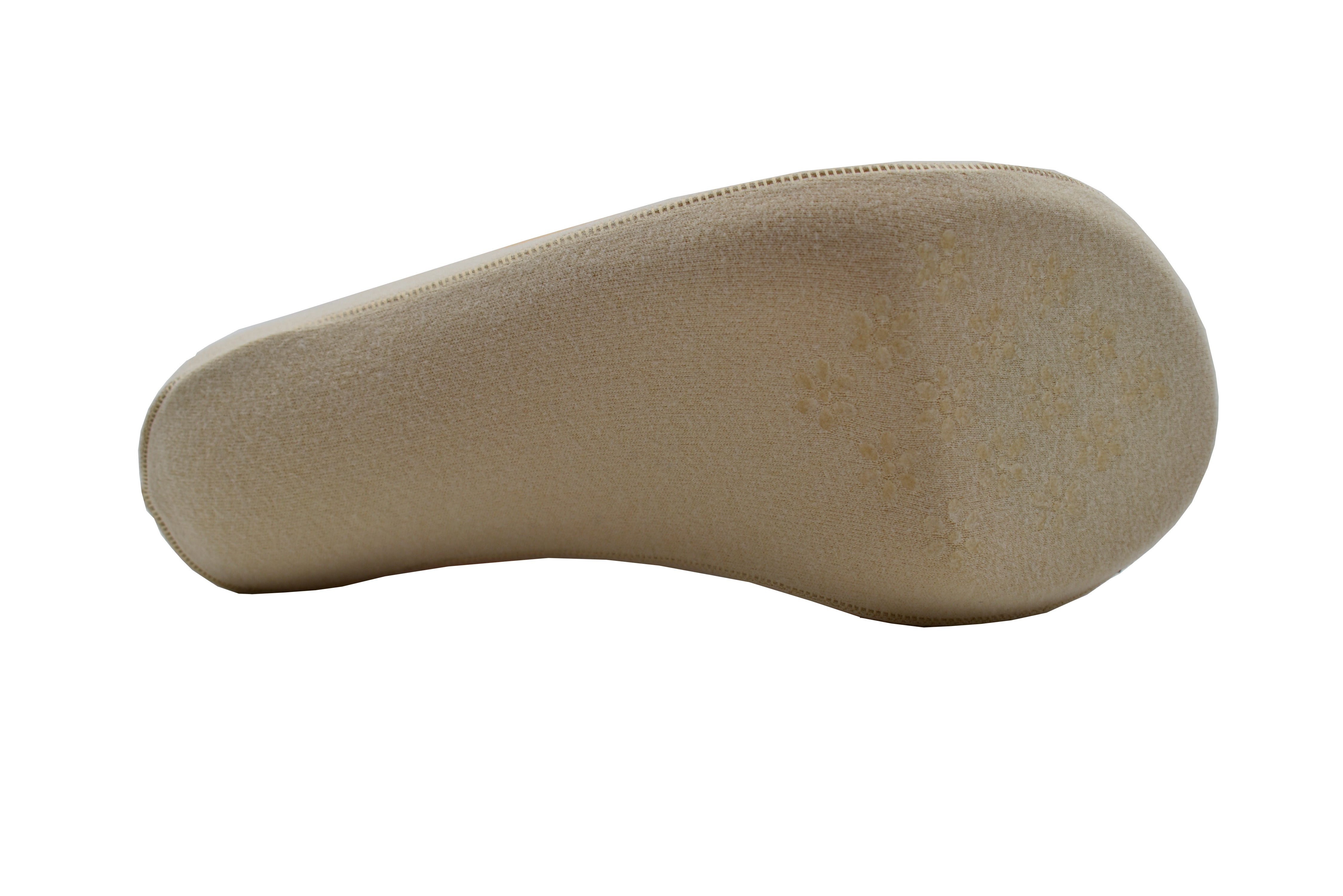 Malana Merino Cream Colour Lace Warm Socks, No Show Socks, Lace Comfortable Thermal Cotton Ankle Boat Socks, Pop Invisible Socks with Non-slip Bases for Women Girls (Pack of 5)