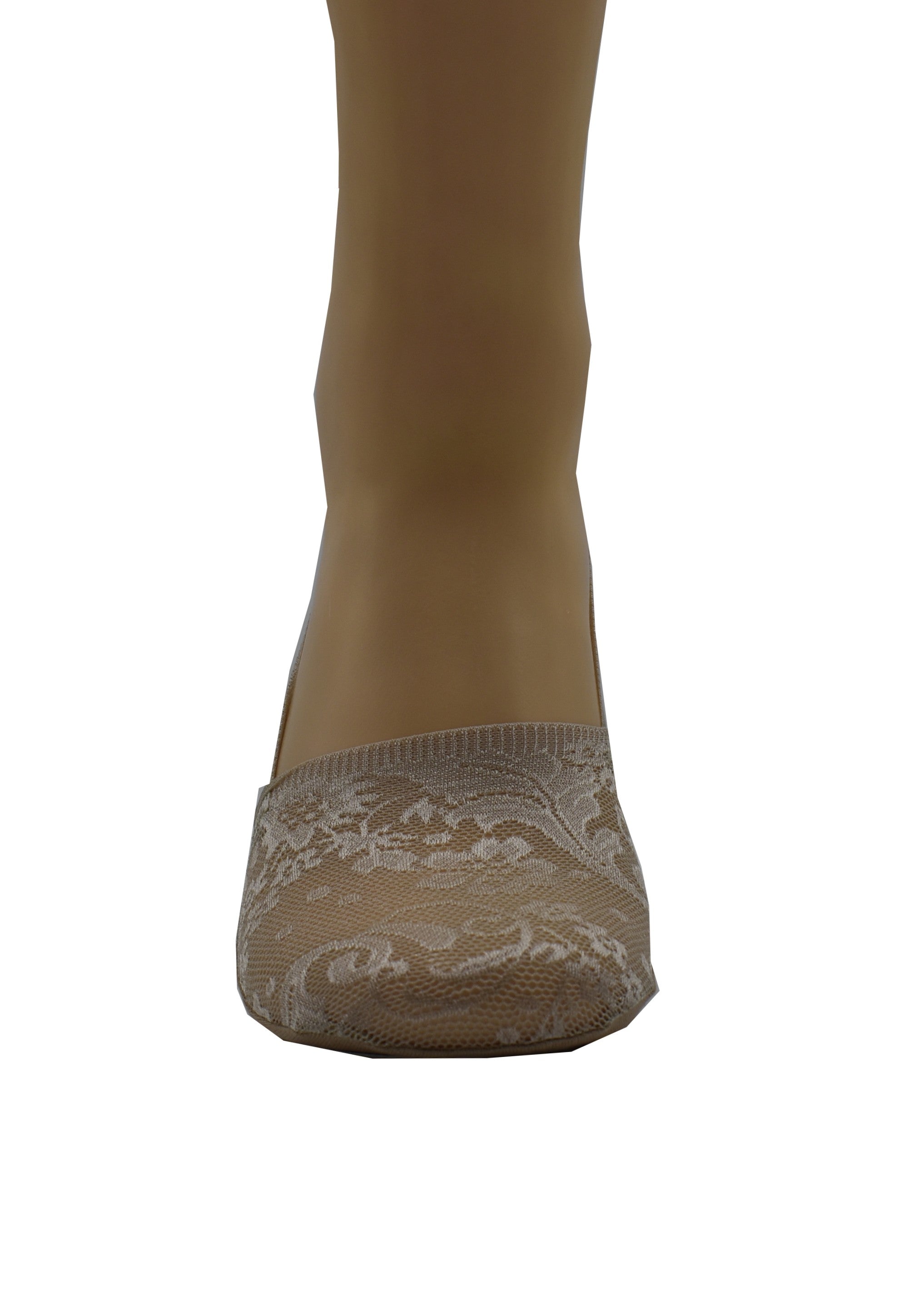 Malana Merino Light Grey Colour Women's & Girl's Anti-Skid Lace Socks Foot Cover/Footies Socks (Pack of 5)