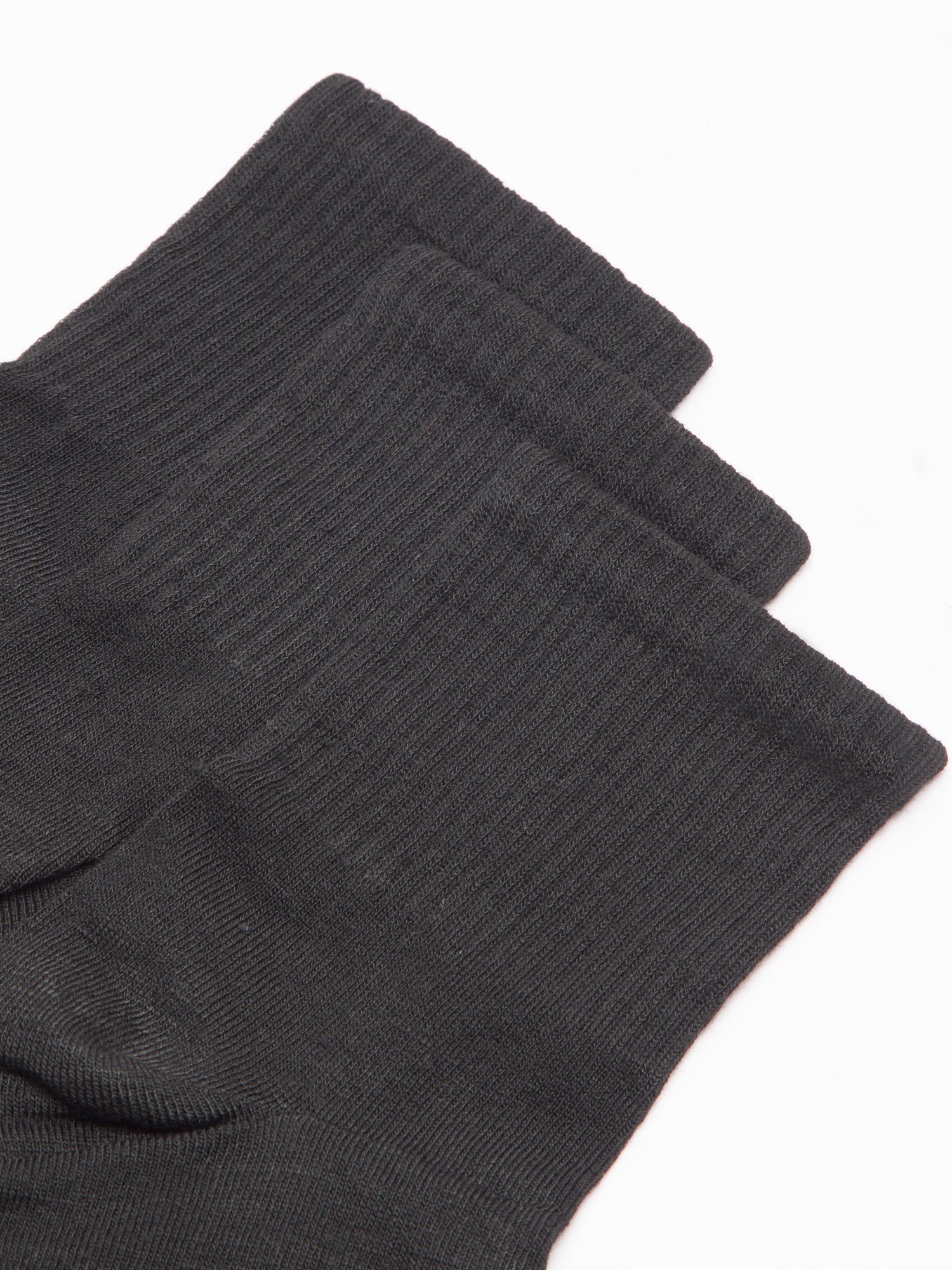 Malana Merino Diamond Men's Compact Cotton Terry Ankle Length Socks Black