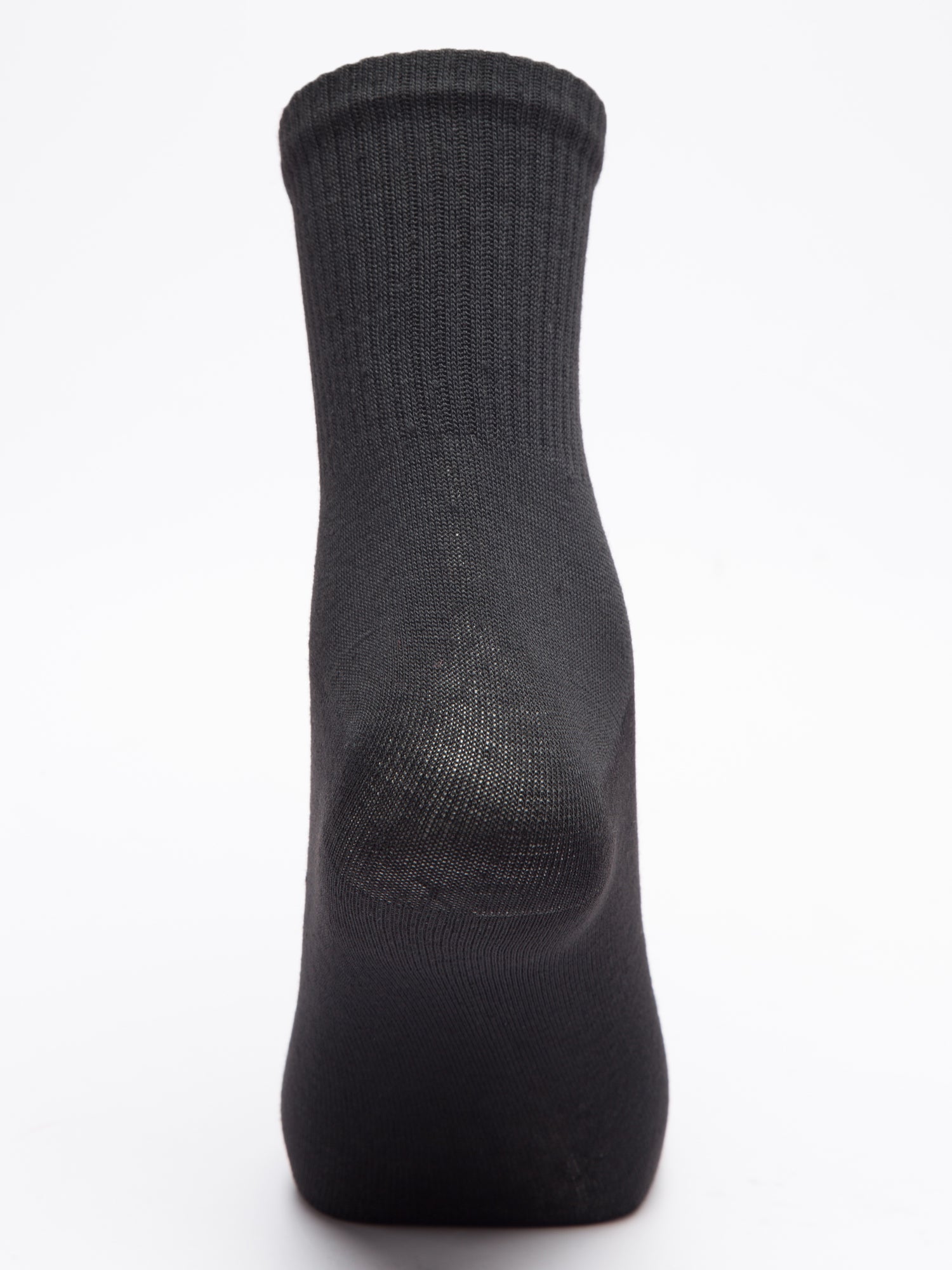 Malana Merino Diamond Men's Compact Cotton Terry Ankle Length Socks Black