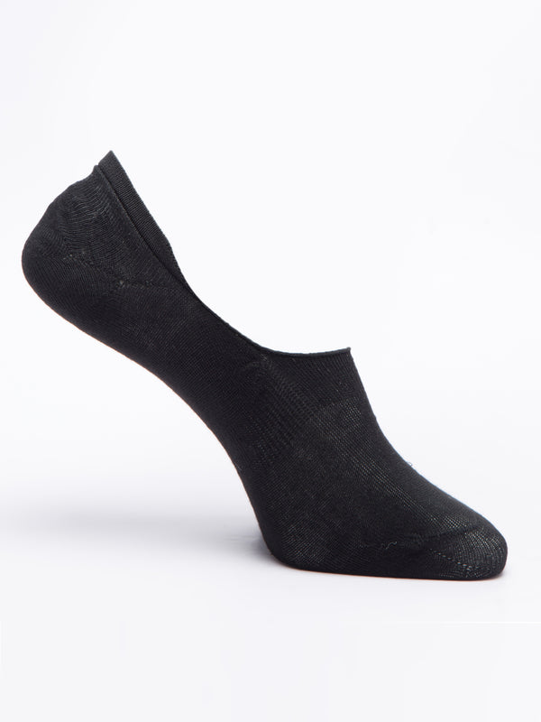 Malana Merino Men's Loafers Cotton Socks (Pack of 1) Black