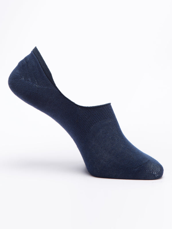 Malana Merino Men's Loafers Cotton Socks (Pack of 1) Navy Blue