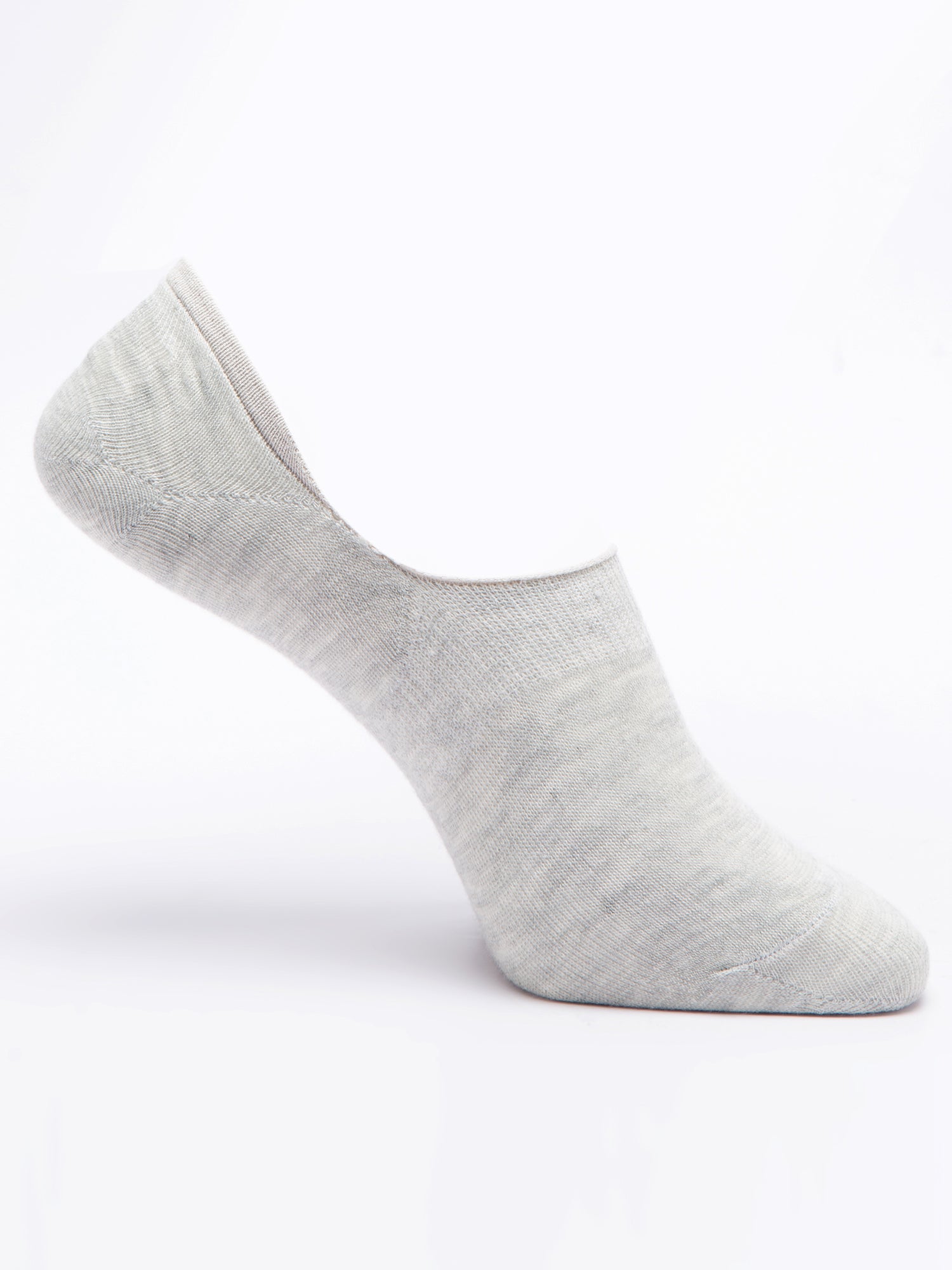 Malana Merino Men's Loafers Cotton Socks (Pack of 2) Grey