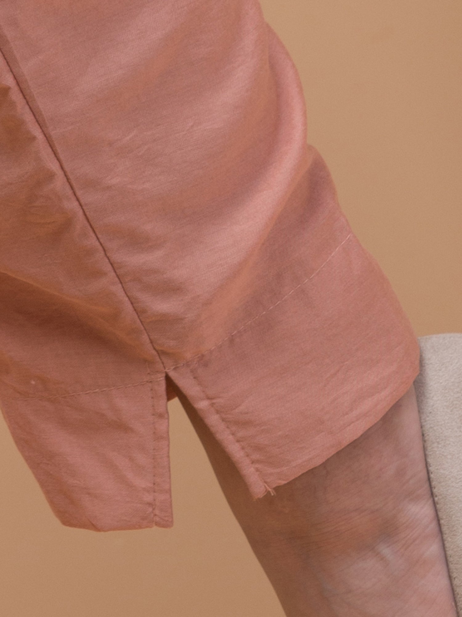 Malana Merino Women's Pakistani Peach Salwar Suit with Dupatta.
