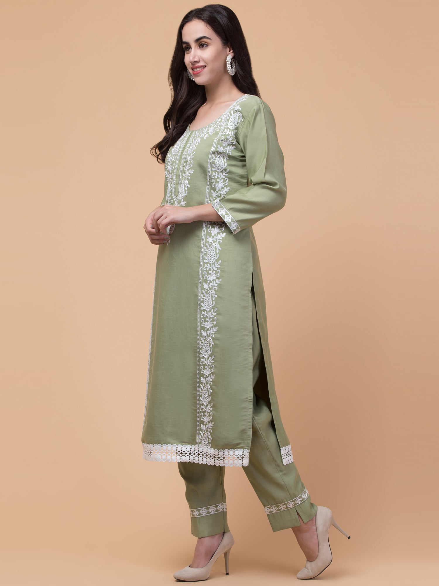 Malana Merino Women's Salwar Suits Set (With Dupatta)