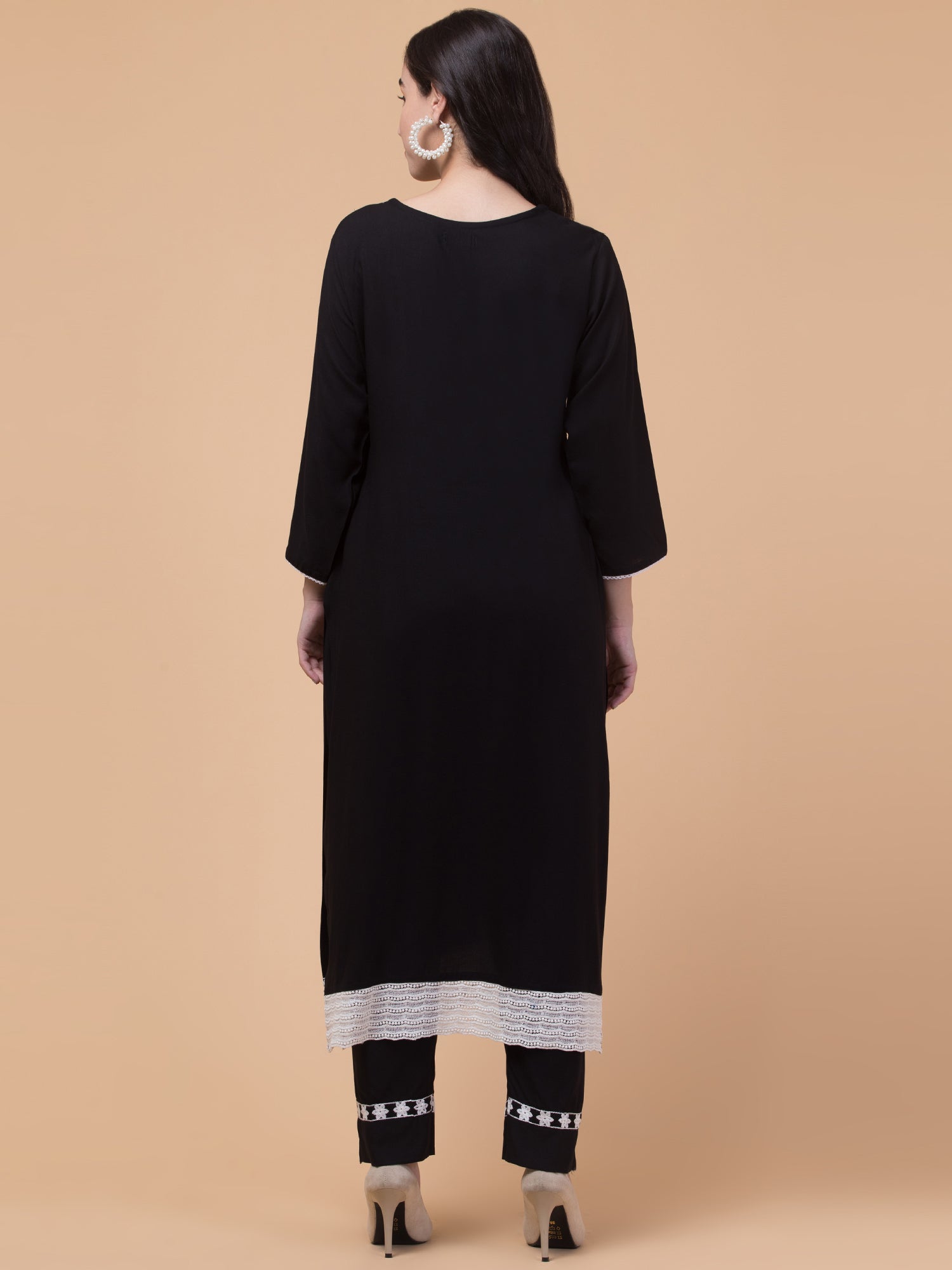 Malana Merino Lucknowi Salwar Suit Set (With Dupatta)