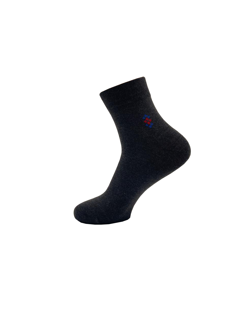 Malana Merino Dark Grey Colour Ankle Length Socks (Pack Of 2)