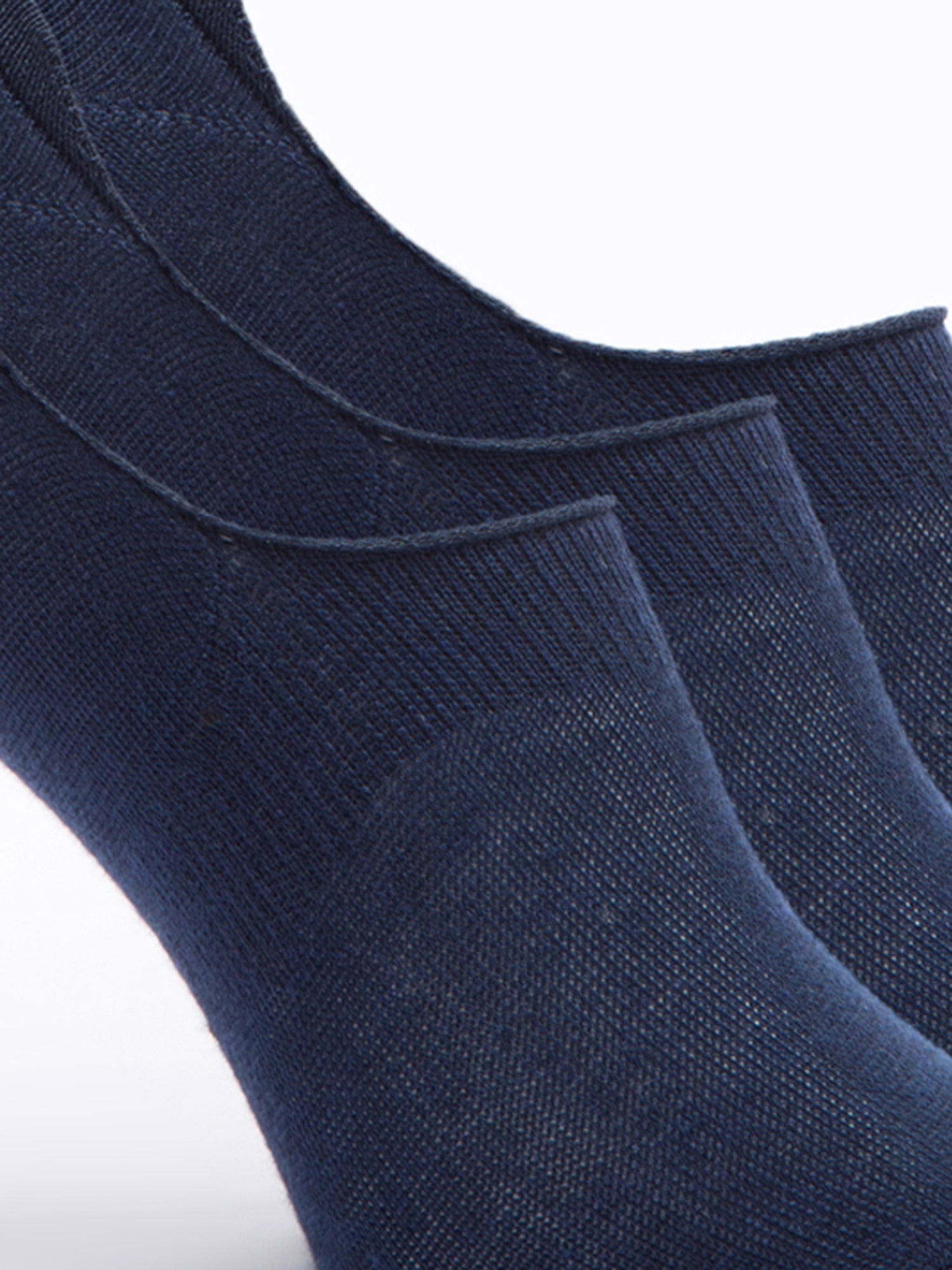 Malana Merino Men's Loafers Cotton Socks (Pack of 3) Navy Blue