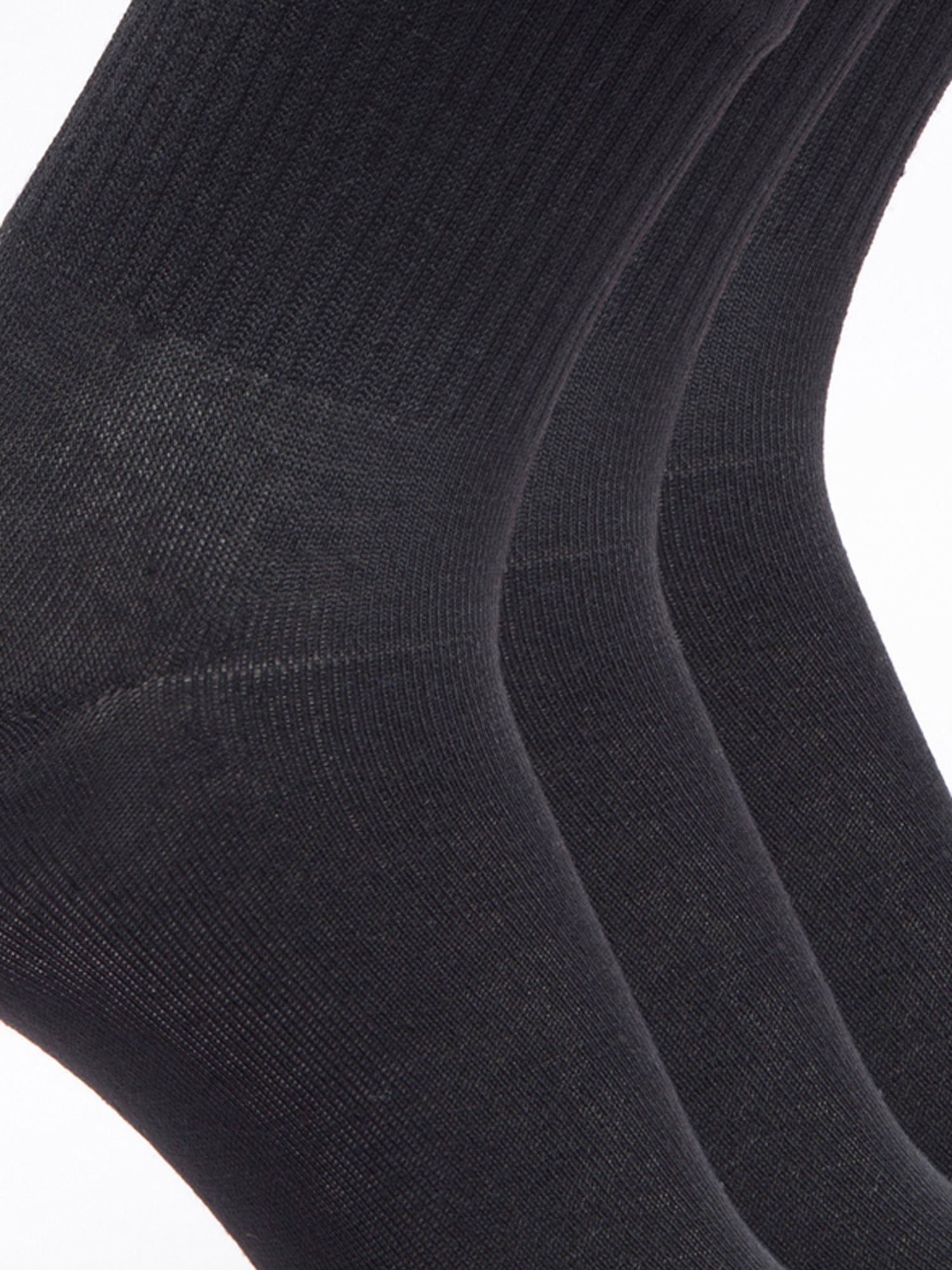 Malana Merino Diamond Men's Compact Cotton Terry Ankle Length Socks Black (Pack of 3)
