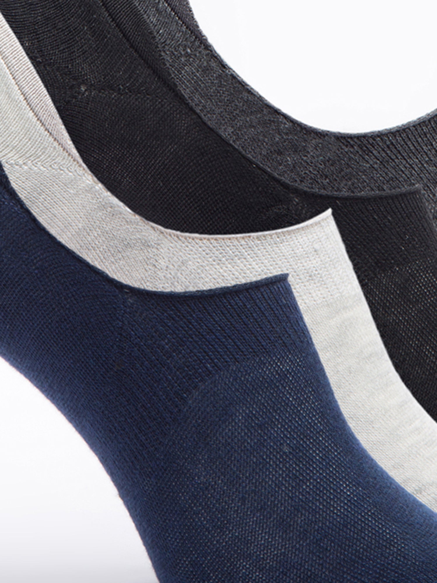 Malana Merino Men's Loafers Cotton Socks (Pack of 4) Black,Dark Grey,Grey,Blue