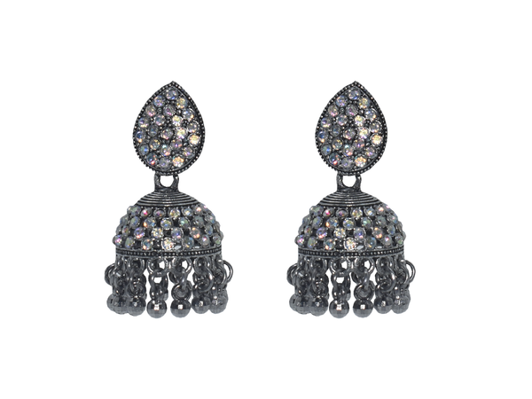 Malana Merino New Oxidised Silver Plated Jhumka Earrings From Rajkot (Gujrat) for Woman's girl's