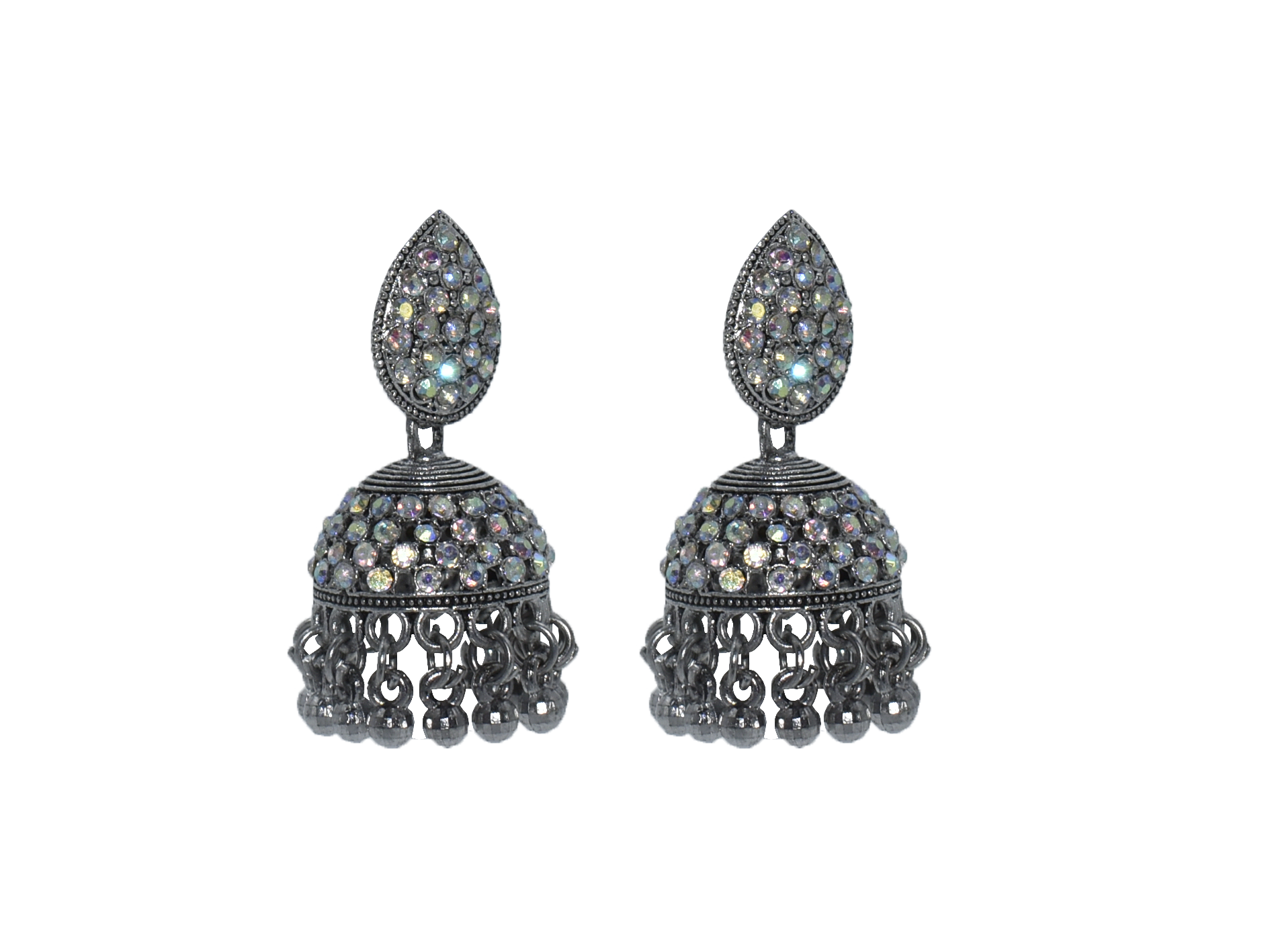 Malana Merino New Oxidised Silver Plated Jhumka Earrings From Rajkot (Gujrat) for Woman's girl's