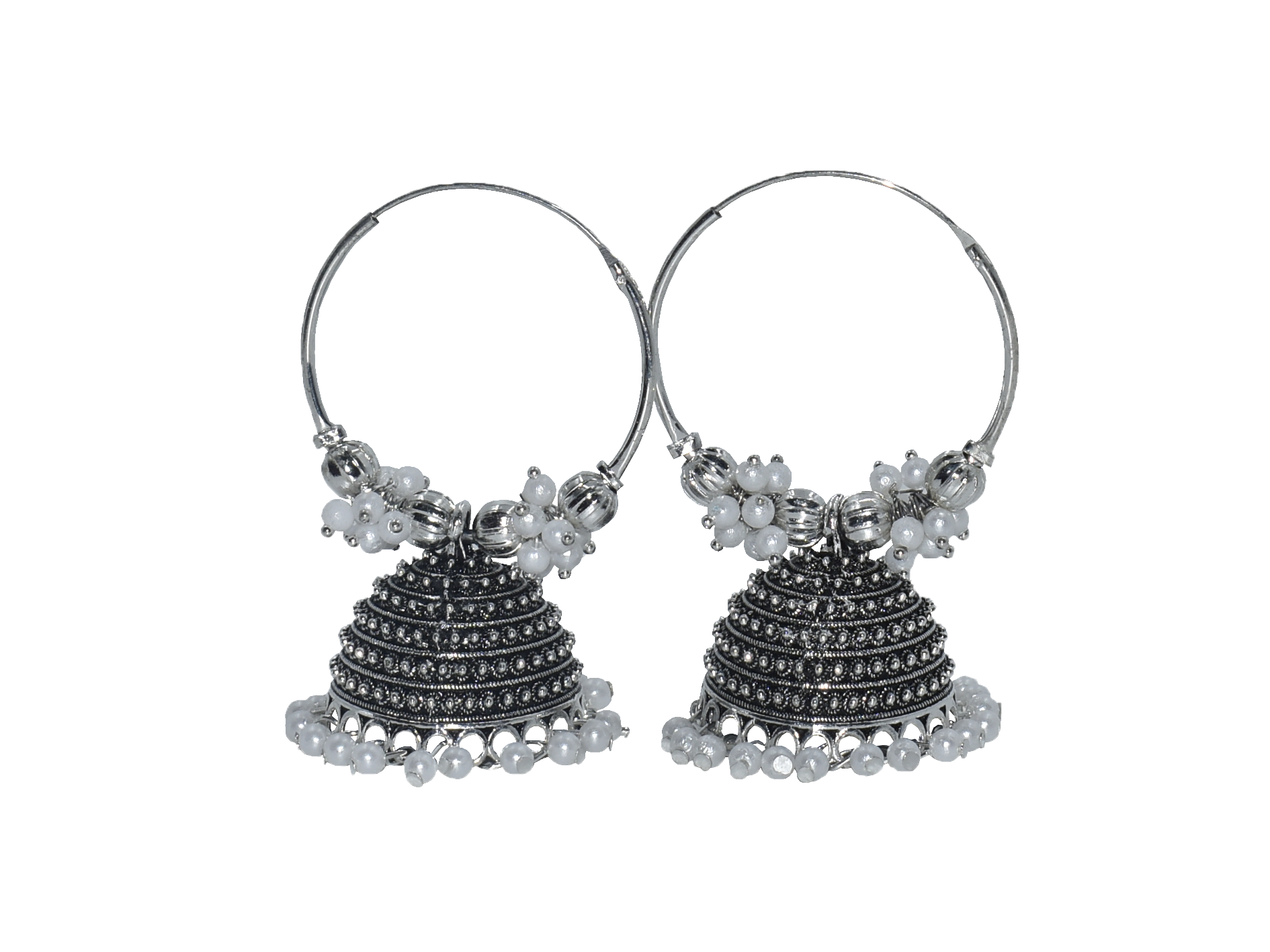 Malana Merino New Pearl Dome Jhumkas From Rajkot (Gujrat) for Woman's girl's