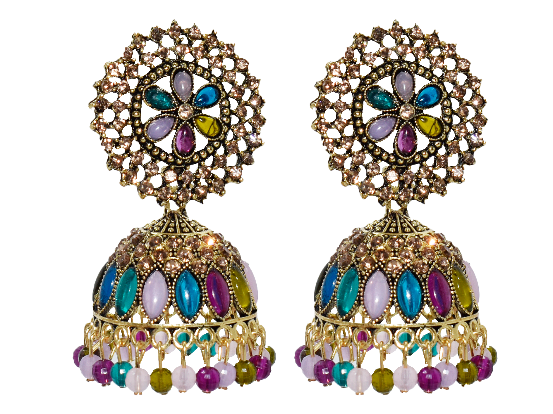 Malana Merino New Trendy Partywear Jhumka Earrings From Rajkot (Gujrat) For Girls and Woman For all Occassions.