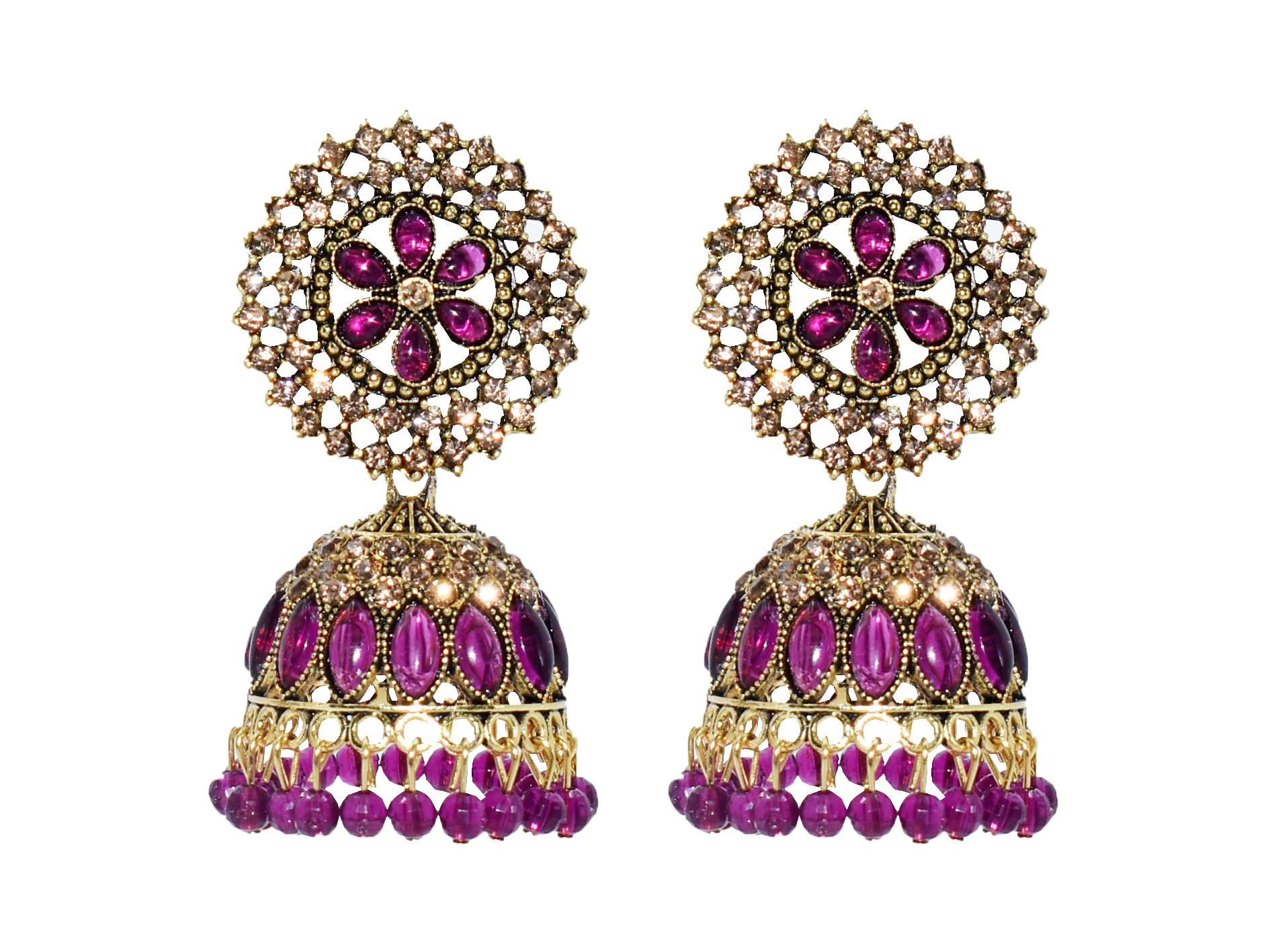 Malana Merino New Trendy Partywear Jhumka Earrings From Rajkot (Gujrat) For Girls and Woman For all Occassions.