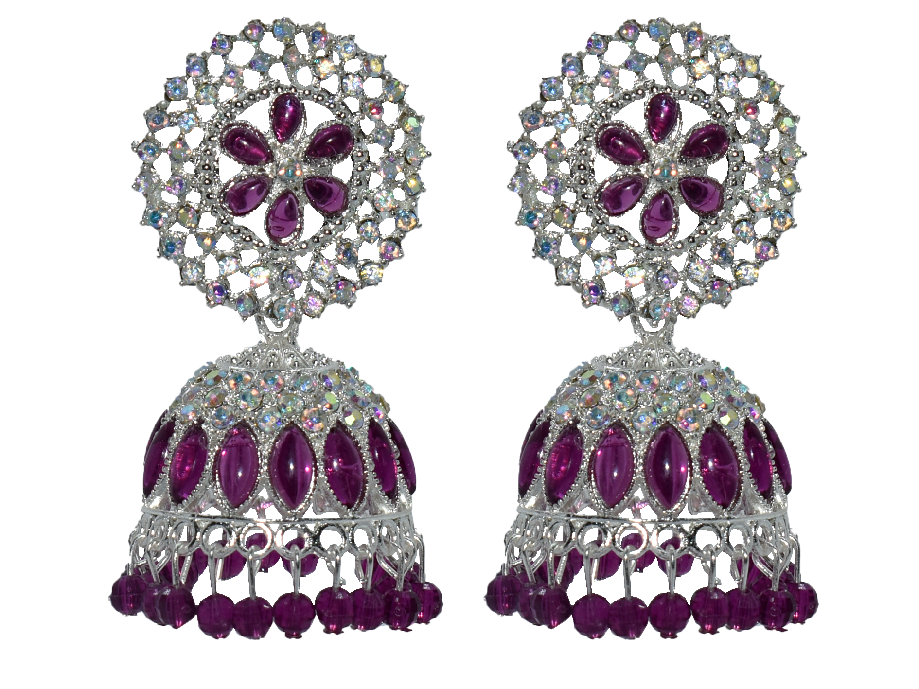 Malana Merino New Trendy Partywear Jhumka Earrings From Rajkot (Gujrat)  For Girls and Woman For all Occassions.