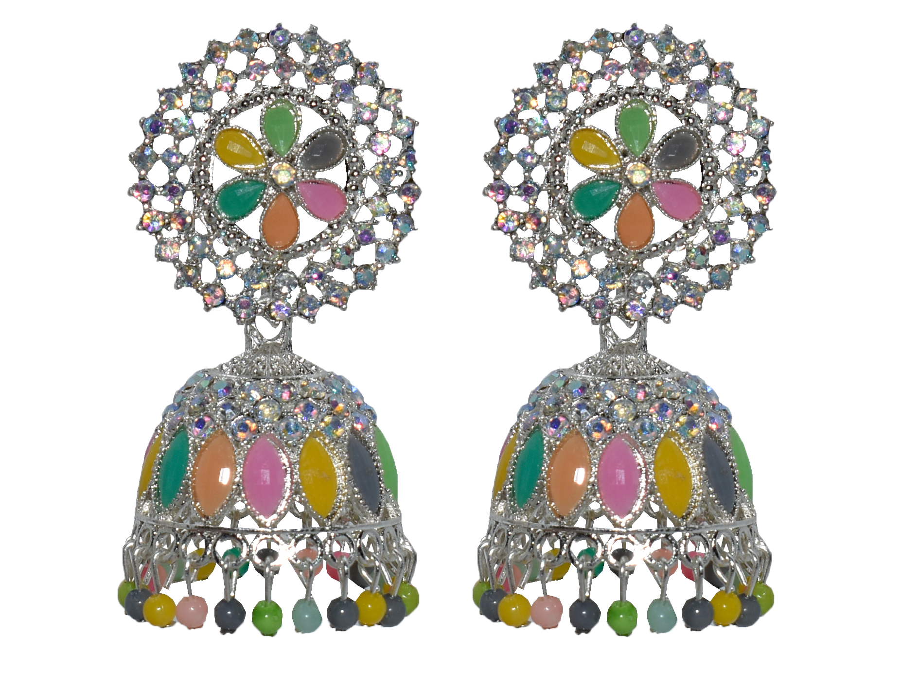 Malana Merino New Trendy Partywear Jhumka Earrings From Rajkot (Gujrat)  For Girls and Woman For all Occassions.