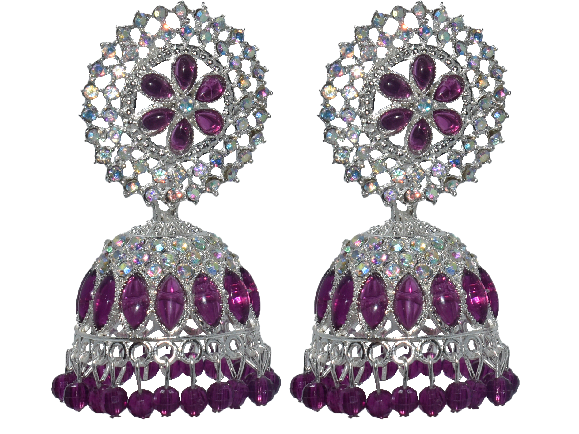 Malana Merino New Trendy Partywear Jhumka Earrings From Rajkot (Gujrat)  For Girls and Woman For all Occassions.
