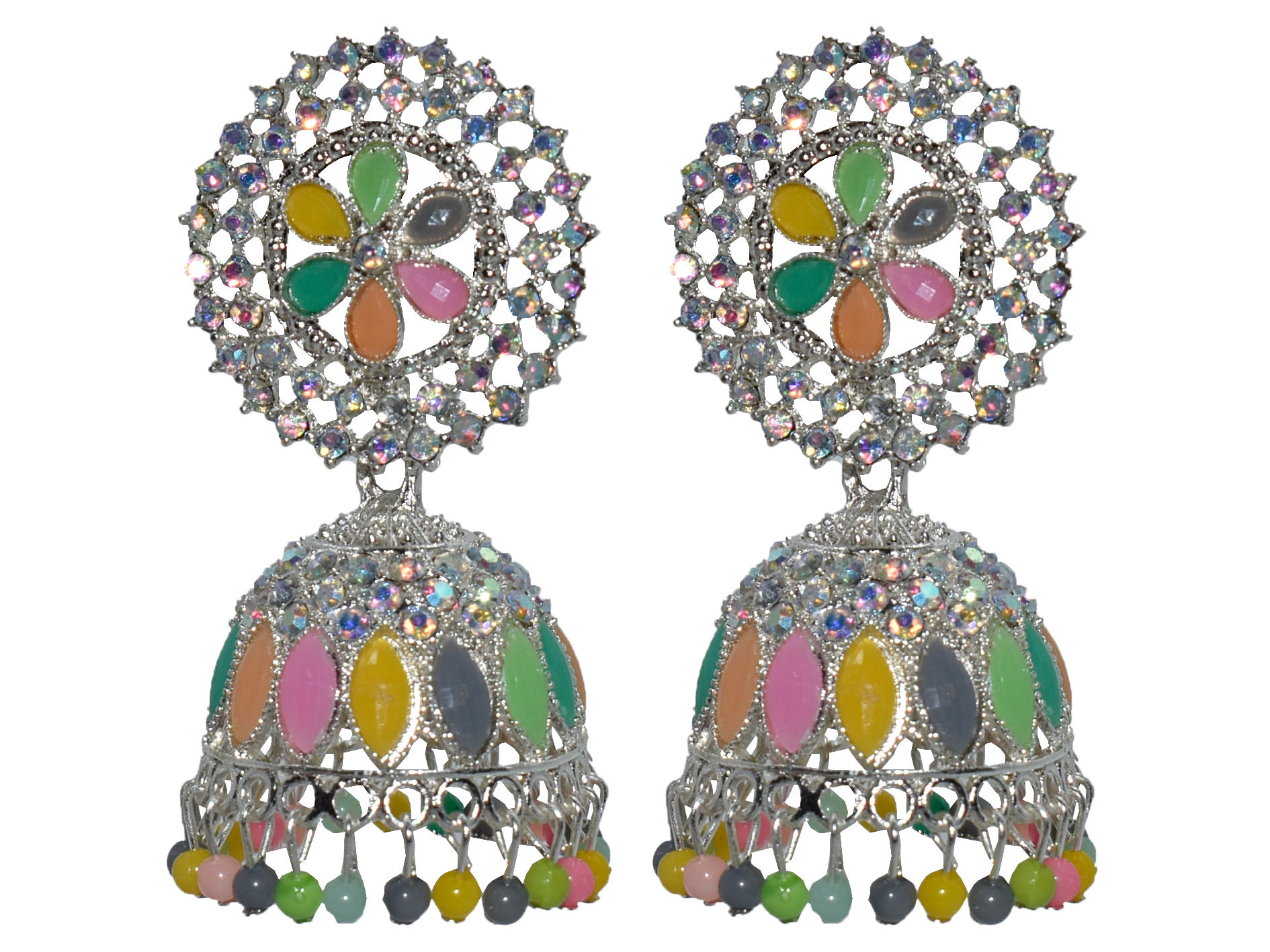 Malana Merino New Trendy Partywear Jhumka Earrings From Rajkot (Gujrat)  For Girls and Woman For all Occassions.
