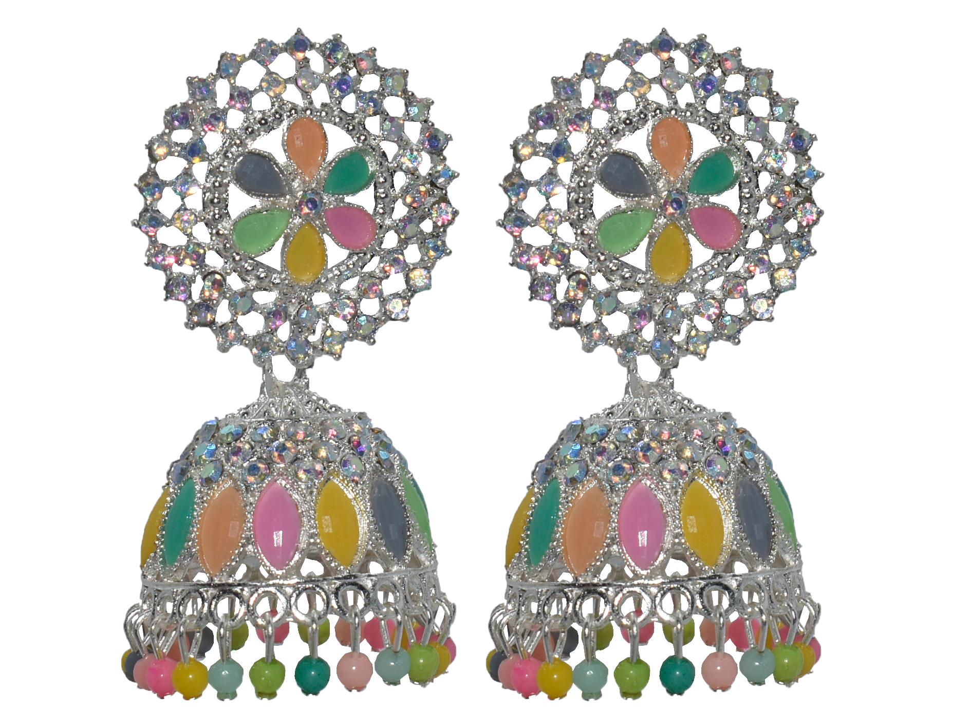 Malana Merino New Trendy Partywear Jhumka Earrings From Rajkot (Gujrat)  For Girls and Woman For all Occassions.