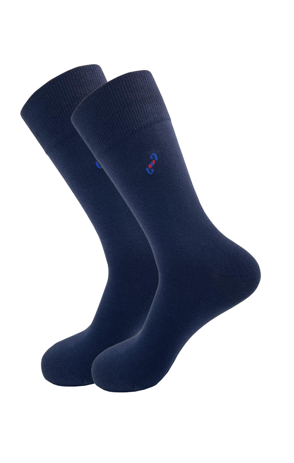 Malana Merino Dark Gray Colour Calf Length Socks For Men (Pack Of 2)