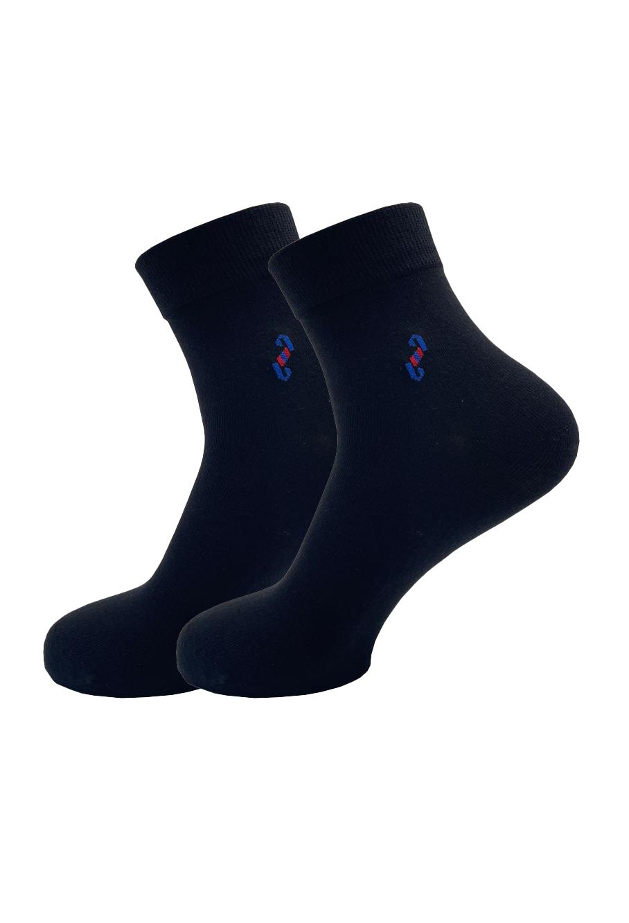 Malana Merino Black Colour Ankle Length Socks (Pack Of 2)