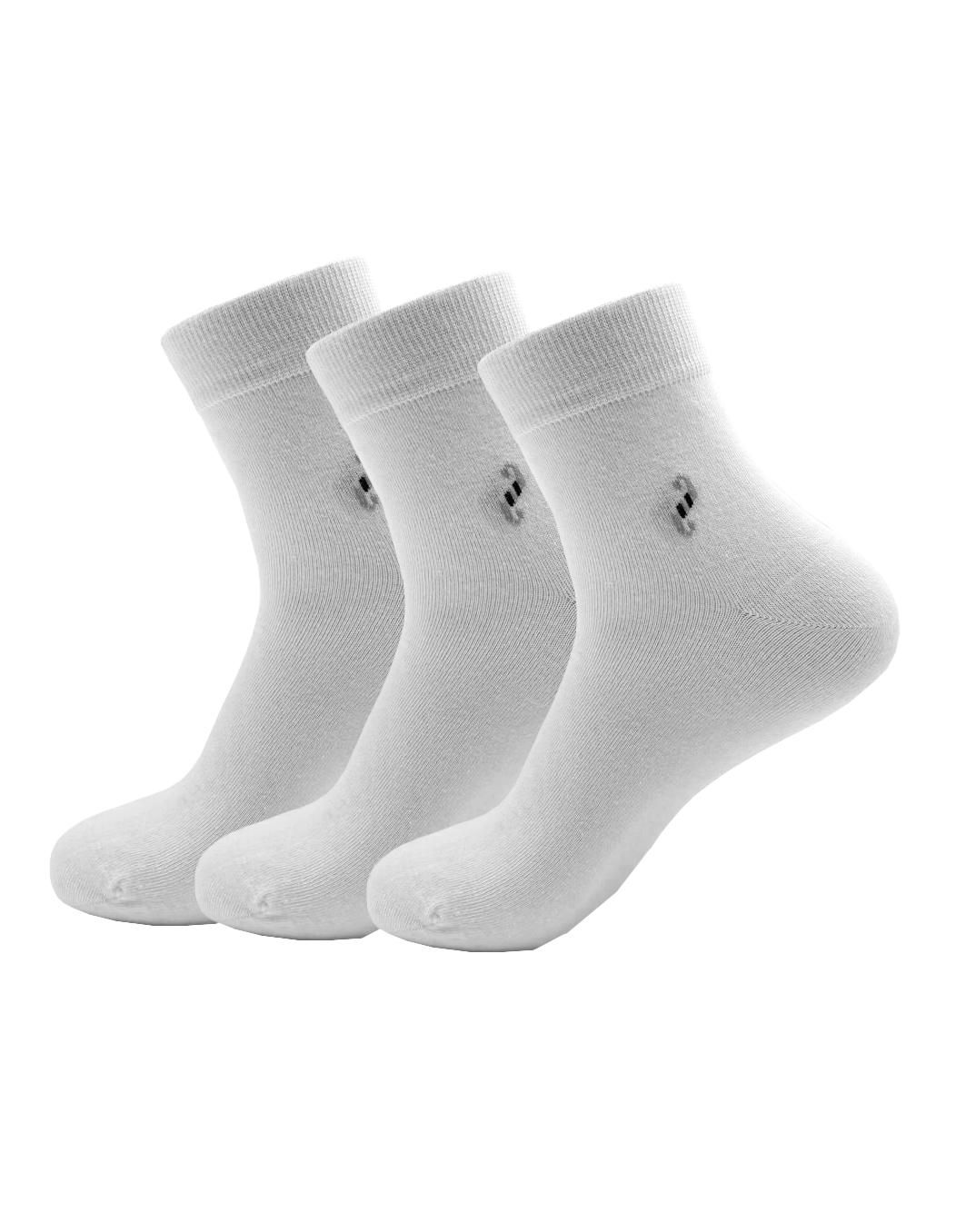 Malana Merino White Colour Ankle Length Socks (Pack Of 3)